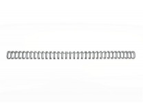 Hrebeň, kovový, 3:1, 9,5 mm, 85 listov, GBC "WireBind", čierny