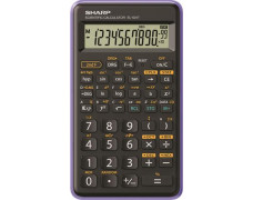 Kalkulačka, vedecká, 146 funkcií, SHARP "EL-501TBVL", čierna-fialová