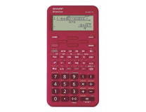 Kalkulačka, vedecká, 420 funkcií, SHARP "EL-W531TL", višňovo-červená
