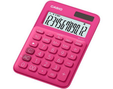 Kalkulačka, stolová, 12 miestny displej, CASIO, "MS 20 UC", magenta