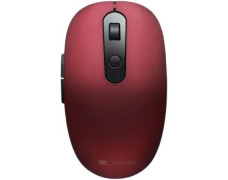 Myš, bezdrôtová, optická, USB/Bluetooth, CANYON "MW-9", červená