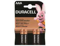 Batéria, mikro AAA, 4ks, DURACELL "Basic"