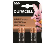 Batéria, mikro AAA, 4ks, DURACELL "Basic"