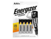 Batérie, AAA mikrotužková, 4 ks, ENERGIZER "Alkaline Power"