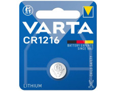 Gombíková batéria, CR1216, 1 ks, VARTA