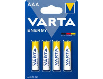 Batéria, AAA, mikrotužková, 4 ks, VARTA "Energy"