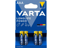Batéria, AAA mikrotužková, 4 ks, VARTA "High Energy"