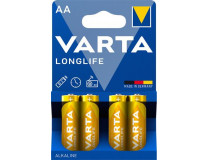 Batéria, AA, tužková, 4 ks, VARTA "Longlife"