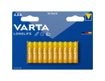 Batéria, AAA mikro, 10 ks, VARTA "Longlife"