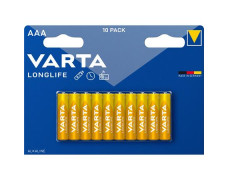 Batéria, AAA mikro, 10 ks, VARTA "Longlife"