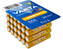 Batéria, AAA mikro, 24 ks, VARTA "Longlife"