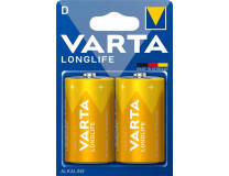 Batéria, D, veľkokapacitná, 2 ks, VARTA "Longlife"