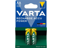 Nabíjateľná batéria, tužková AA, 2x2600 mAh, prednabitá, VARTA "Professional Accu"