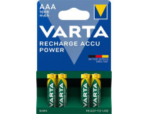 Mikrotužkové batérie "Power Accu", 4x, AAA, 1000 mAh