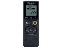 Diktafón, digitálny, pamäť 4 GB, OM SYSTEM "VN-541PC", čierna