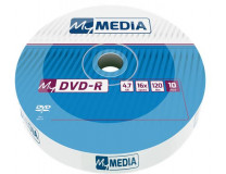 DVD-R disk, 4,7 GB, 16x, 10 ks, zmršťovacie balenie, MYMEDIA