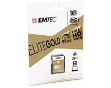 Pamäťová karta, SDHC, 16GB, UHS-I/U1, 85/20 MB/s, EMTEC "Elite Gold"