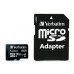 Pamäťová karta, microSDHC, 16GB, CL10/U1, 45/10 MB/s, s adaptérom, VERBATIM "Premium"