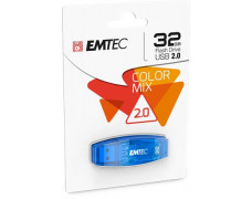 USB kľúč, 32GB, USB 2.0, EMTEC "C410 Color", modrá