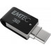 USB kľúč, 32 GB, USB 3.2, vstup USB-A / výstup USB-C, EMTEC „T260C Dual“