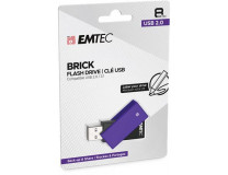 USB kľúč, 8GB, USB 2.0, EMTEC "C350 Brick", fialová