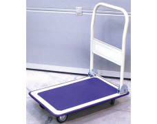 Skladateľný prepravný vozík, nosnosť 150 kg, modrý/biely