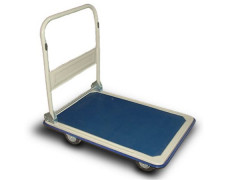 Prepravný vozík, skladateľný, nosnosť:300 kg, modro-biely