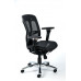 Kancelárska stolička, nastaviteľné opierky rúk, sieťované sedadlo, sieťové operadlo, hliníkový podstavec, MAYAH "Flow"
