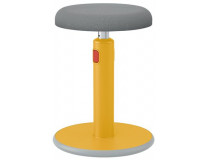 Stolička, ergonomická, LEITZ "Ergo Cosy Active", teplá žltá