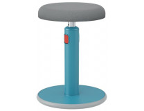Stolička, ergonomická, LEITZ "Ergo Cosy Active", pokojná modrá