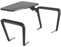 Lakťová opierka so sklopným plastovým stolom pre stoličku Felicia, pravá, "BR15" čierna