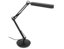 Stolová lampa, LED, 7 W, ALBA "Ledscope", čierna