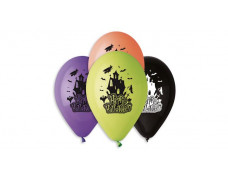 Balón, 30 cm, "Halloween Kaštieľ"