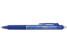 Gumovacie pero PILOT, klikacie, 0,25 mm, odstrániteľné písmo, PILOT "Frixion Clicker" 05, modrý