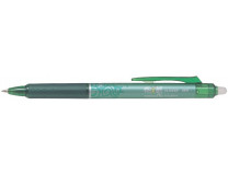 Gumovacie pero PILOT, klikacie, 0,25 mm, odstrániteľné písmo, PILOT "Frixion Clicker" 05, zelený