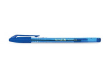 Guľôčkové pero, 0,4 mm, s vrchnákom, FLEXOFFICE "TechJob", modré