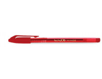 Guľôčkové pero, 0,4 mm, s vrchnákom, FLEXOFFICE "TechJob", červené