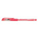 Gélové pero, 0,2 mm, s vrchnákom, FLEXOFFICE "Handle", červené