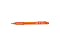 Guľôčkové pero, 0,35 mm, stláčací mechanizmus, PENTEL "BK417", oranžová