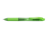 Gélové pero, 0,35 mm, stláčací mechanizmus, PENTEL "EnerGelX BL107", svetlozelená