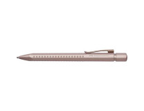 Guľôčkové pero, 0,7 mm, stláčací mechanizmus, telo pera: ružová, FABER-CASTELL "Grip 2010-M", modrá
