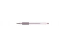 Gélové pero, 0,7 , s vrchnákom, ICO "Gel-Ico", strieborné