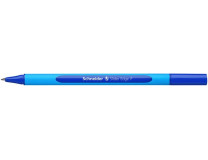 Guľôčkové pero, 0,3 mm, s vrchnákom, SCHNEIDER "Slider Edge F", modré