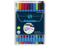 Guľôčkové pero, sada 0,7 mm, s vrchnákom, SCHNEIDER "Slider Edge XB", mix farieb