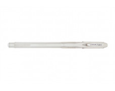 Gélové pero, 0,4 mm, s vrchnákom, UNI "UM-120", biele