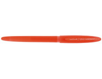Gélové pero, 0,4 mm, s vrchnákom, UNI "UM-170", červené