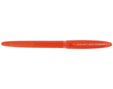 Gélové pero, 0,4 mm, s vrchnákom, UNI "UM-170", červené