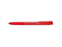Gélové pero, 0,35 mm, stláčací mechanizmus, UNI "UMN-155N", červená
