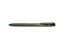 Gélové pero, 0,35 mm, stláčací mechanizmus, UNI "UMN-155N", poľovnícka zelená