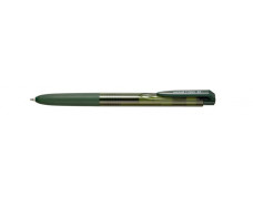 Gélové pero, 0,35 mm, stláčací mechanizmus, UNI "UMN-155N", poľovnícka zelená